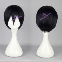 Free Nanase Haruka cosplay wig short wig black wig 