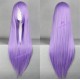 General wig cosplay wig long straight wig purple color 80cm 32inches