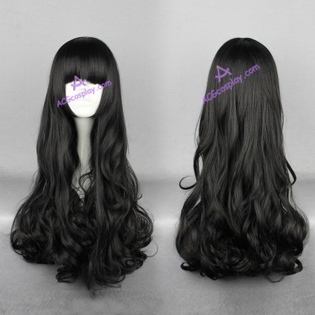 RWBY Blake Belladonna cosplay wig black wavy 70cm 28inches