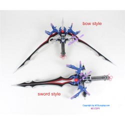 Final Fantasy XIII Serah Farron Bow and Arrow Cosplay Prop shape shiftable