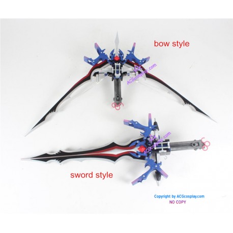 Final Fantasy XIII Serah Farron Bow and Arrow Cosplay Prop shape shiftable