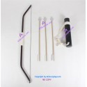 InuYasha Kikyo's bow prop and arrow prop PVC made cosplay prop