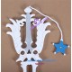 Kingdom Hearts Oathkeeper Keyblade cosplay props pvc made