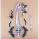 Kingdom Hearts Roxas Two Across Keyblade cosplay prop PVC made