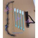 League of Legends Ashe' bow and arrow prop cosplay prop pvc made