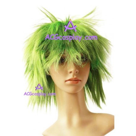 Green Short Straight Cosplay Wig