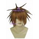 Men's 25cm Brown Short Straight Fashion Wig  cosplay wig