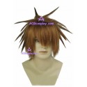 Men's 25cm Brown Short Straight Fashion Wig  cosplay wig