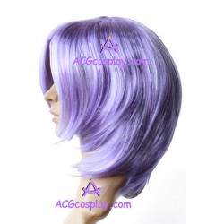 Unisex 40cm Purple Short Straight Cosplay Wig cosplay wig