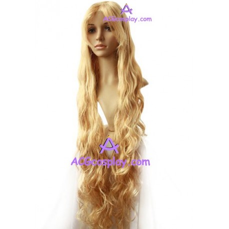 Women's 1m Blond Long Curly Wig cosplay wig