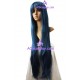 Women's 1m Blue-black Long Straight Wig cosplay wig