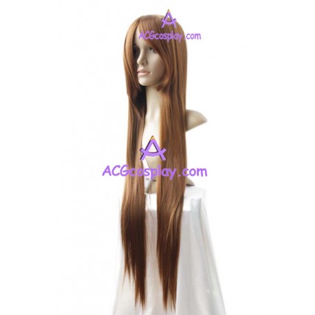 Women's 1m Brown Long Straight Wig cosplay wig