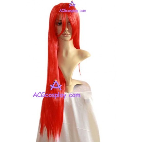 Women's 1m Red Long Straight Wig cosplay wig