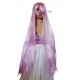 Women's 1m Purple Pink Long Straight Wig cosplay wig