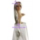 Women's 1m Silver Long Straight Wig cosoplay wig