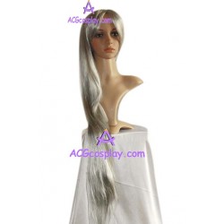 Women's 1m Silver Long Straight Wig cosoplay wig