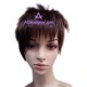 Women's 11cm Brown Short Wig style2 cosplay wig