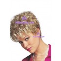 Women's 17cm Blond Short Curly Fashion Wig cosplay wig