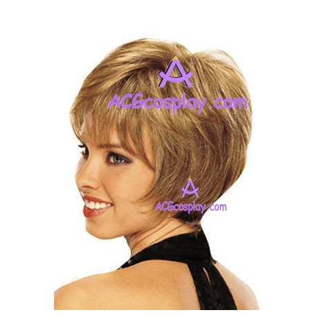 Women's 17cm Blond Short Fashion Wig cosplay wig