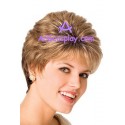 Women's 17cm Gold Short Fashion Wig style1 cosplay wig