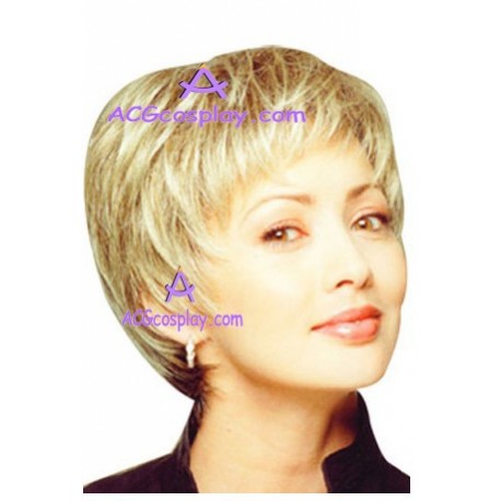 Women's 17cm Yellow Short Fashion Wig cosplay wig