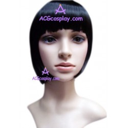 Women's 18cm Black Wig style1 cosplay wig