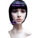 Women's 18cm Black Wig style1 cosplay wig