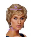 Women's 18cm Brown Short Curly Fashion Wig cosplay wig