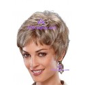 Women's 18cm Brown Short Curly Fashion Wig style1 cosplay wig