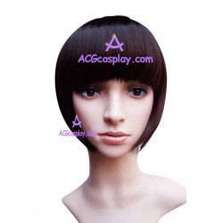 Women's 18cm Brown Short Straight Wig cosplay wig