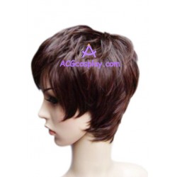 Women's 18cm Brownish Black Short Wig cosplay wig