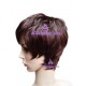 Women's 18cm Dark Brown Short Curly Wig cosplay wig