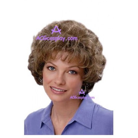 Women's 20cm Brown Curly Fashion Wig cosplay wig