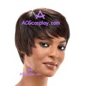 Women's 20cm Brown Short Fashion Wig cosplay wig