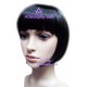 Women's 22cm Black Short Straight Wig cosplay wig