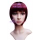 Women's 22cm Red Brown Short Straight Wig cosplay wig