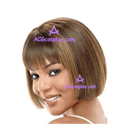 Women's 24cm Brown Short Fashion Wig cosplay wig