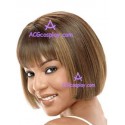 Women's 24cm Brown Short Fashion Wig cosplay wig