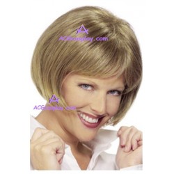 Women's 24cm Brown Short Fashion Wig style1 cosplay wig