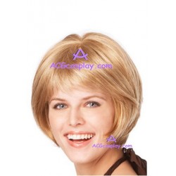 Women's 24cm Brown Short Fashion Wig style2 cosplay wig