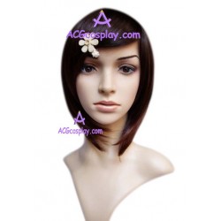 Women's 24cm Brownish Black Short Straight Wig cosplay wig