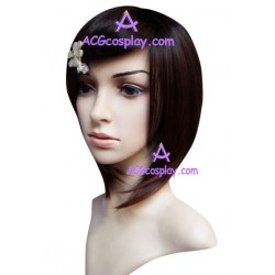 Women's 24cm Brownish-black Short Straight Wig cosplay wig