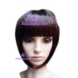 Women's 24cm Dark Brown Short Wig cosplay wig