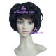 Women's 40cm Black Short Curly Fashion Wig cosplay wig