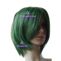 Women's 40cm Dark Green Short Straight Cosplay Wig