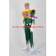 Power Rangers Green Ranger Cosplay Costume with solid pvc made shield vest armband prop