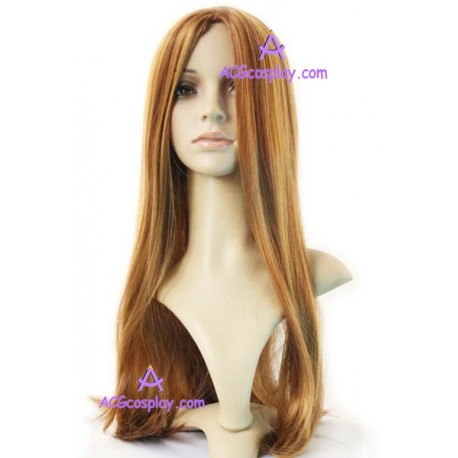 Women's 70cm Tan Long Straight Fashion Wig cosplay wig