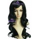 Women's 80cm Black Long Curly Fashion Wig cosplay wig