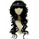 Women's 80cm Black Long Curly Fashion Wig version1 cosplay wig