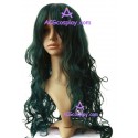 Women's 80cm Deep Green Long Wave Wig cosplay wig